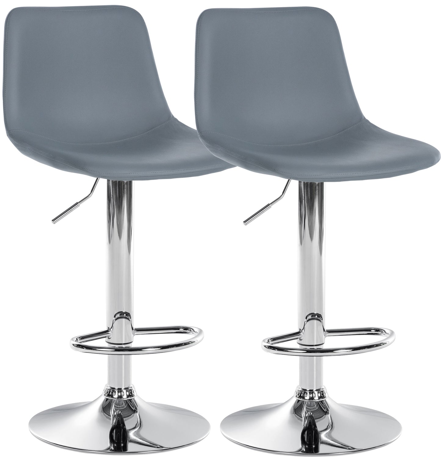 2er Set Barhocker Divo Kunstleder - homemem39