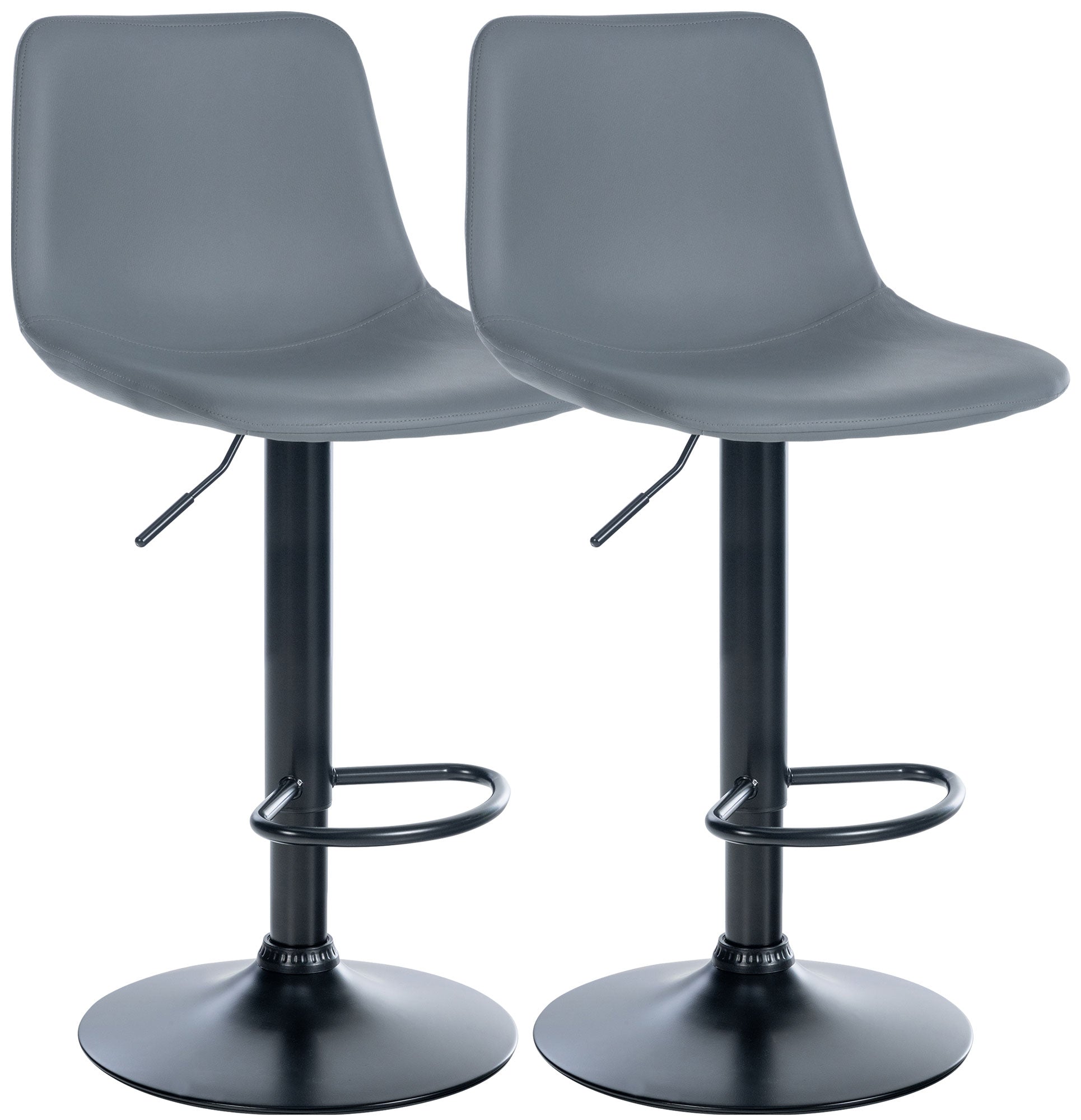 2er Set Barhocker Divo Kunstleder - homemem39