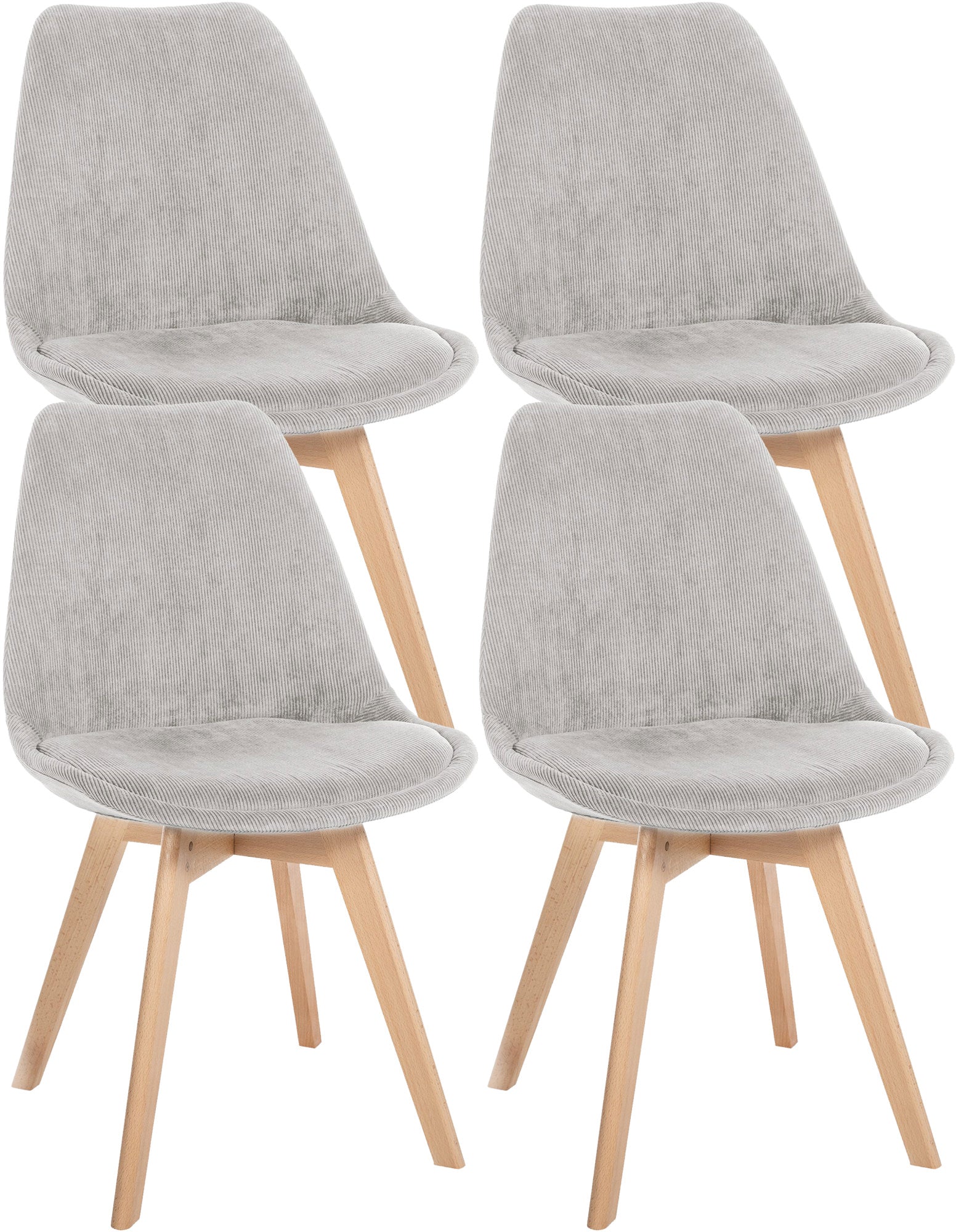 4er Set Esszimmerstuhl Linares - homemem39