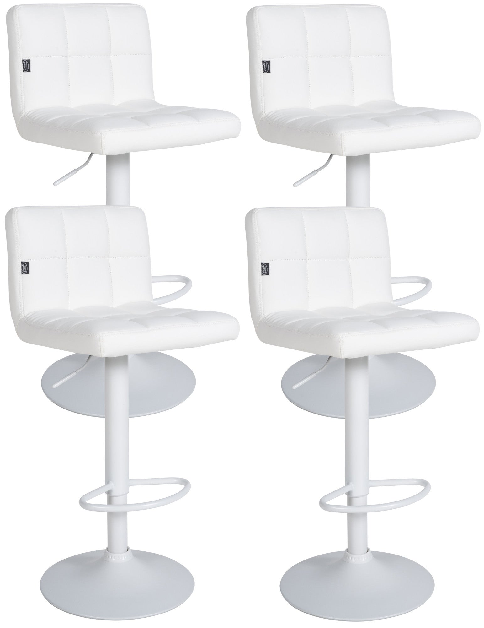 4er Set Barhocker Feni Kunstleder - homemem39