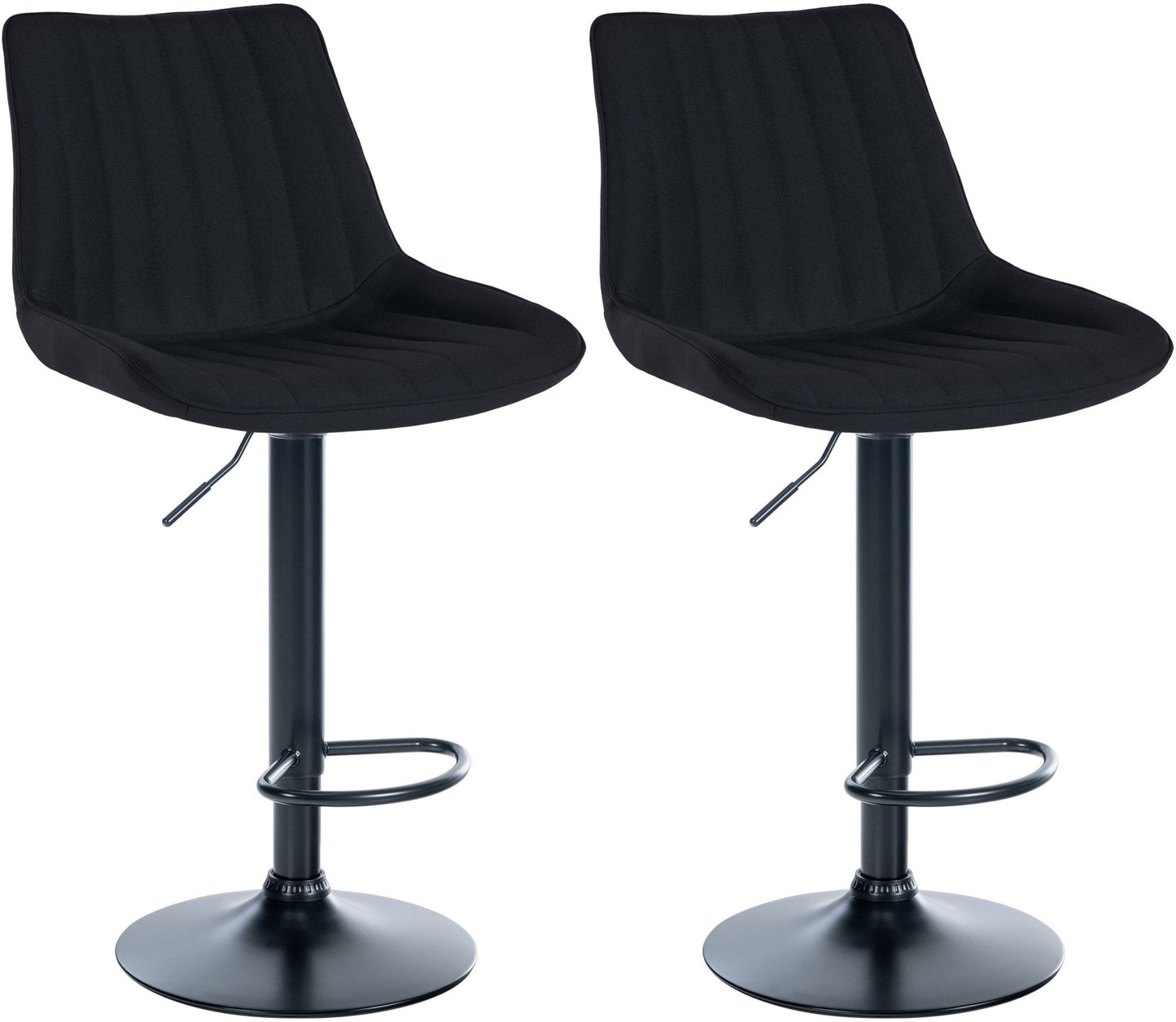 2er Set Barhocker Toni Stoff - homemem39