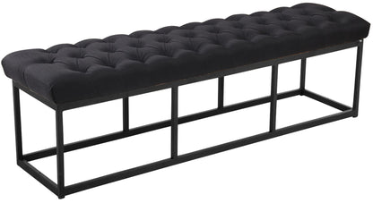 Sitzbank Amun Stoff Schwarz - homemem39