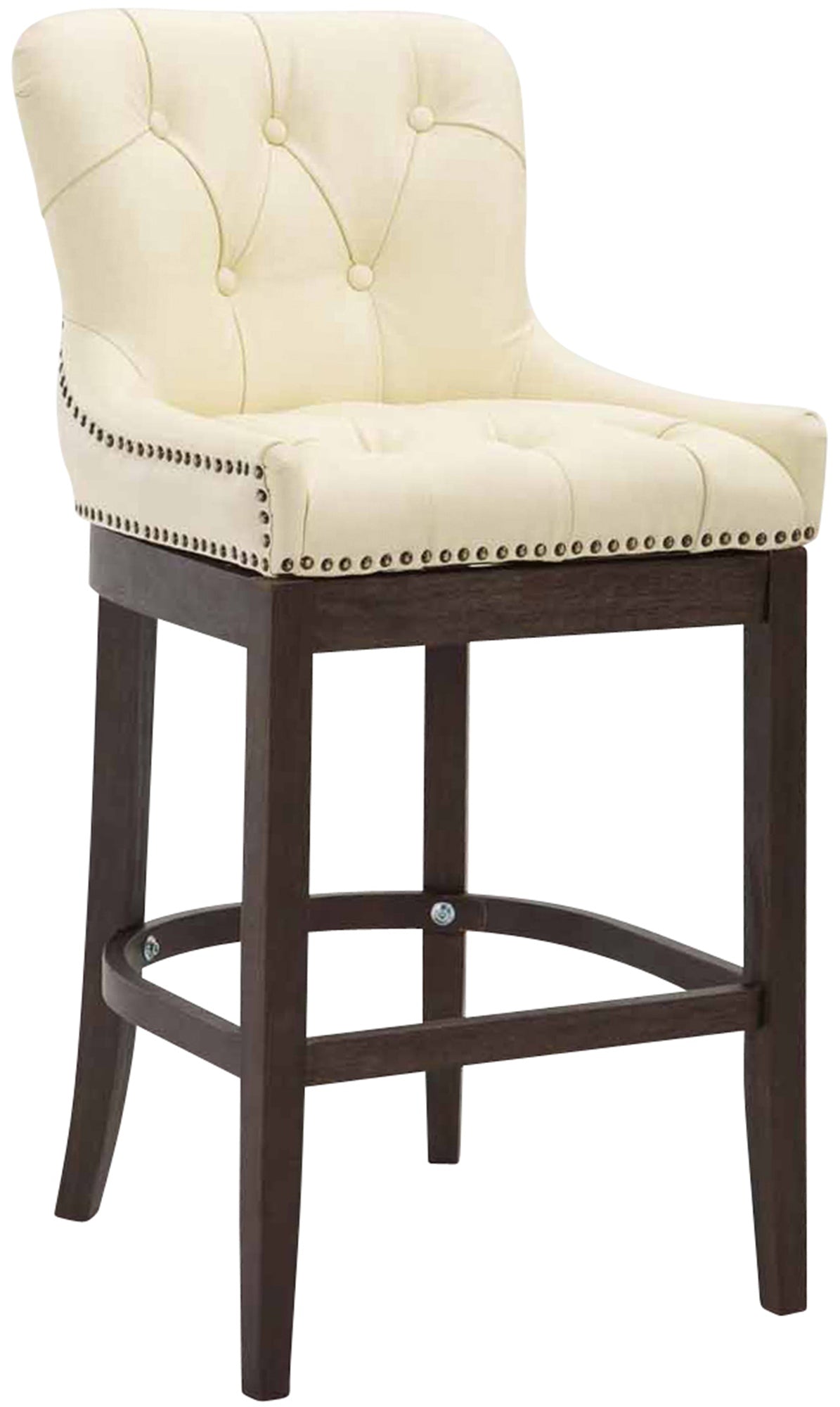 Barhocker Lakewood Echtleder, Antik-dunkel - homemem39