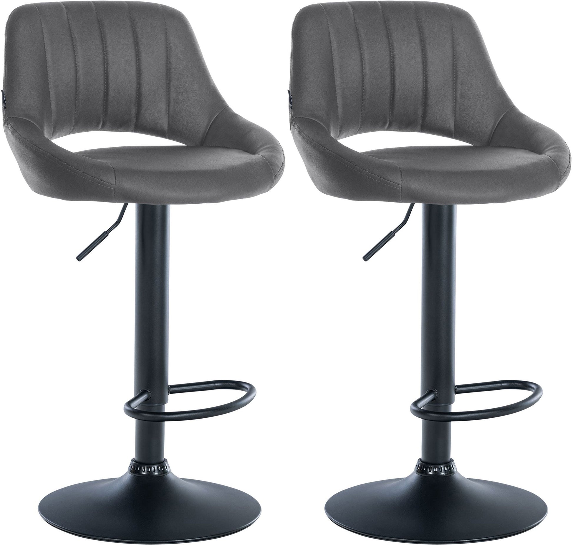 2er Set Barhocker Milet Kunstleder - homemem39