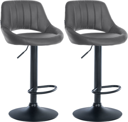 2er Set Barhocker Milet Kunstleder - homemem39