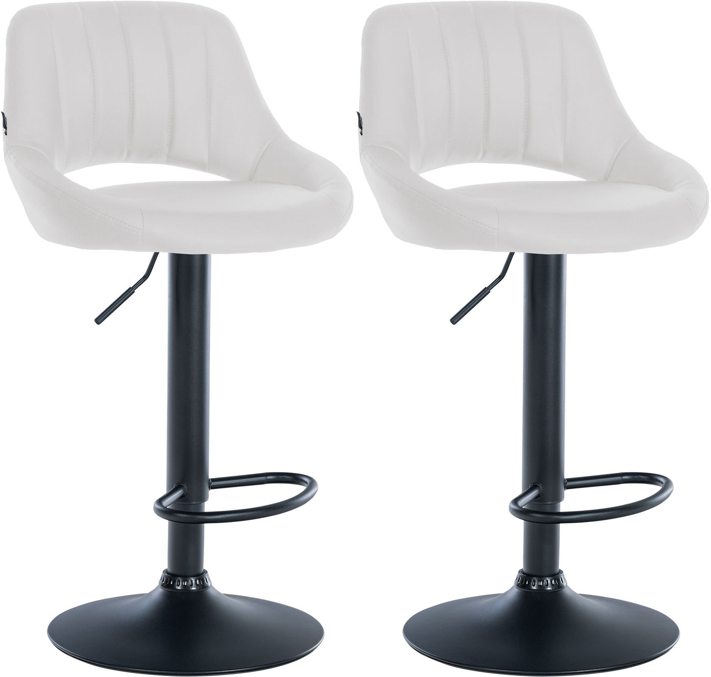 2er Set Barhocker Milet Kunstleder - homemem39