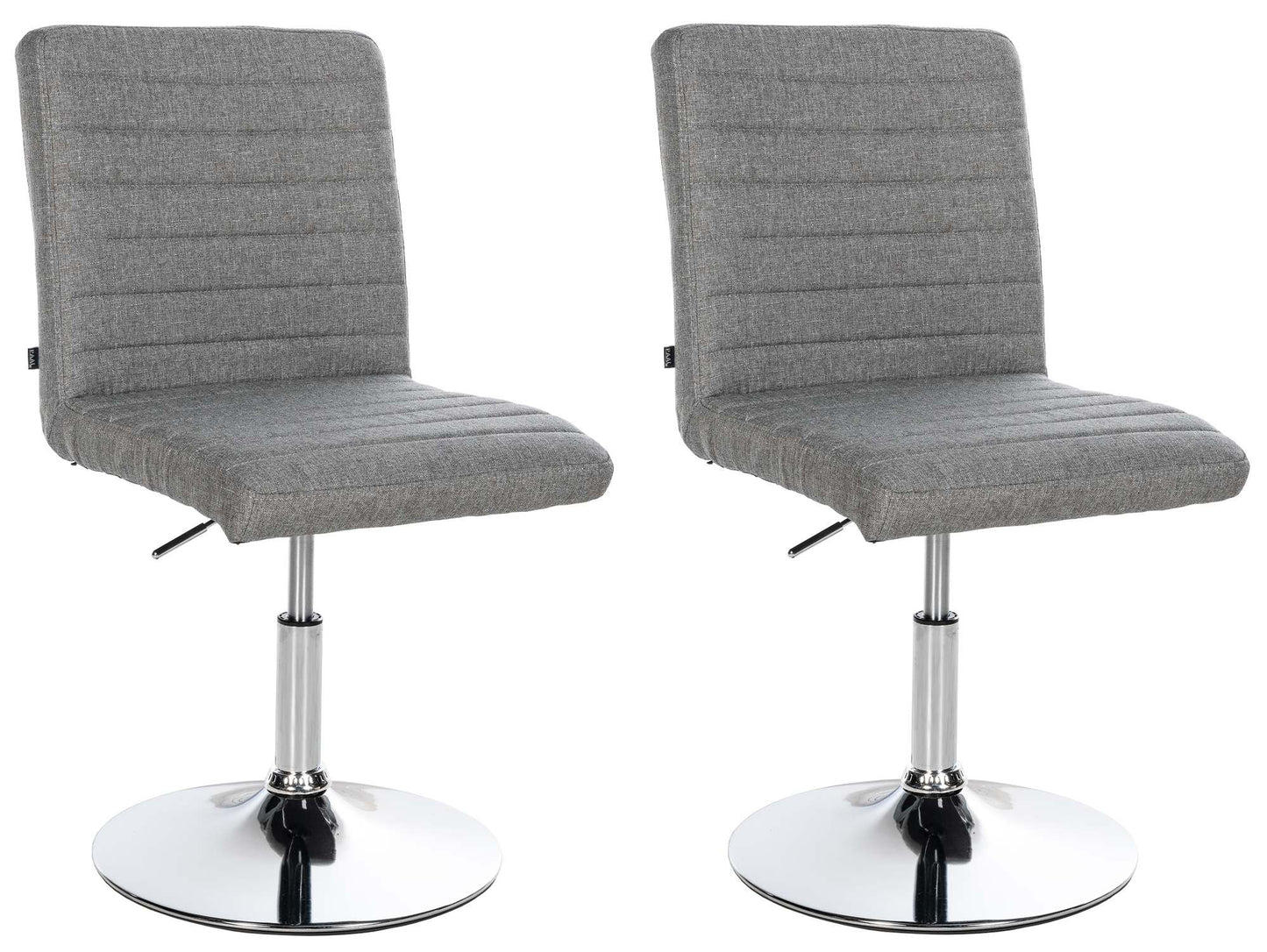 2er Set Esszimmerstuhl Elvas Stoff - homemem39