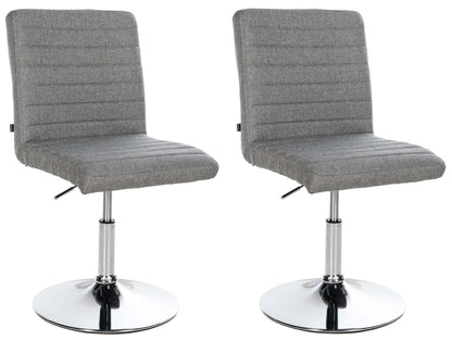 2er Set Esszimmerstuhl Elvas Stoff - homemem39