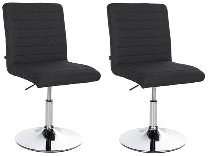 2er Set Esszimmerstuhl Elvas Stoff - homemem39