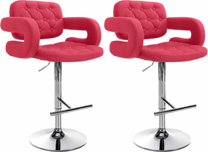 2er Set Barhocker Dublin Stoff - homemem39