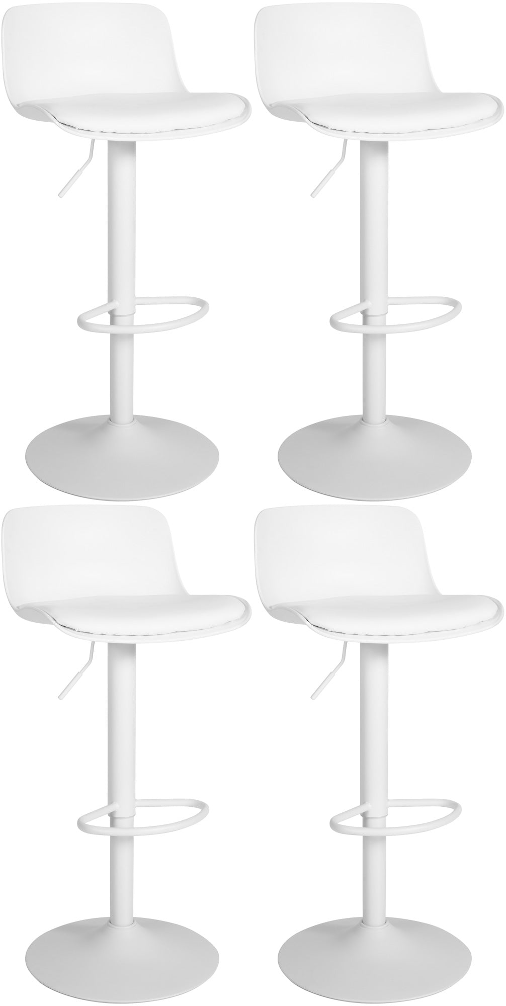 4er Set Barhocker Almada Kunstleder - homemem39