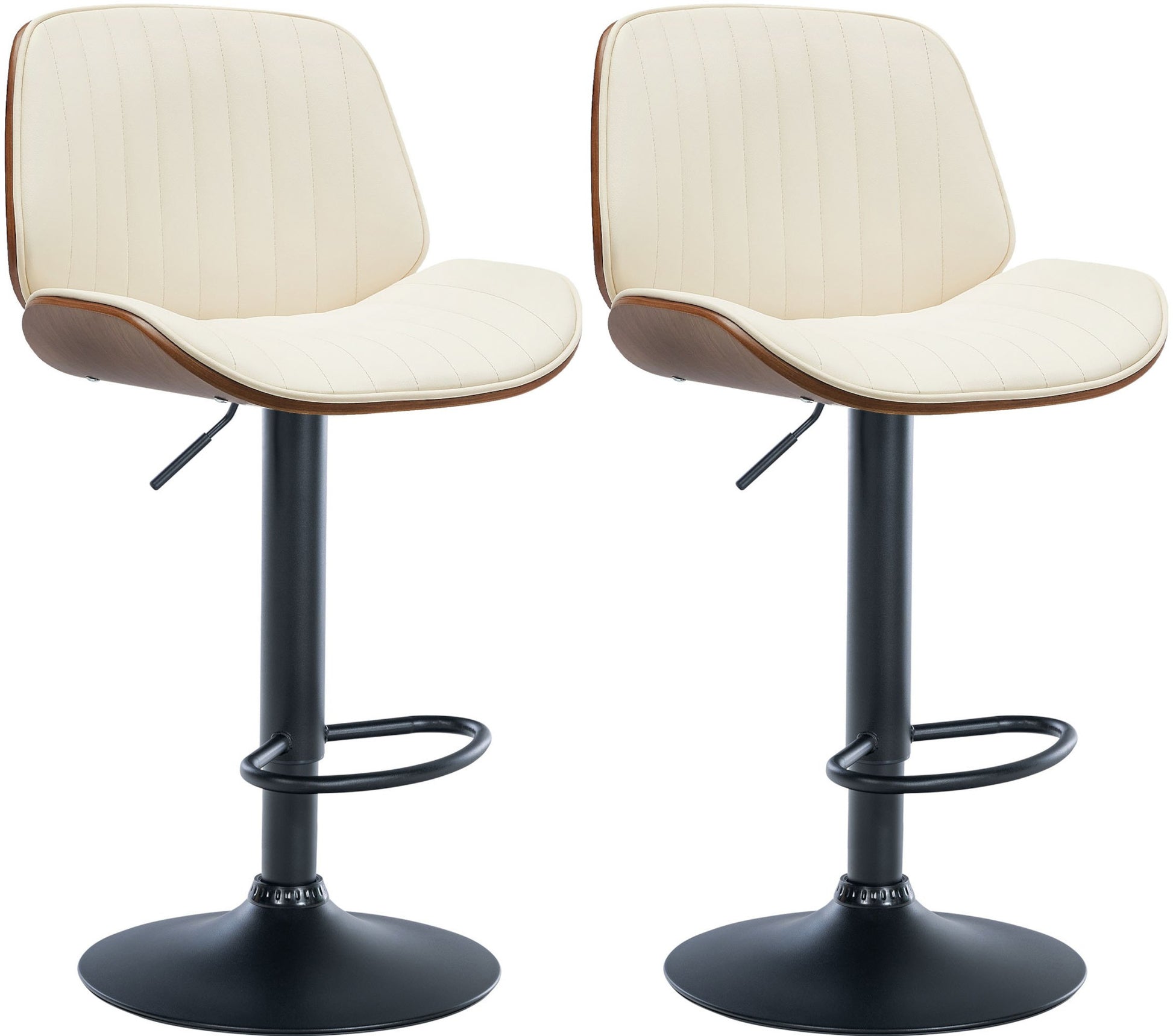 2er Set Barhocker Nova Kunstleder - homemem39