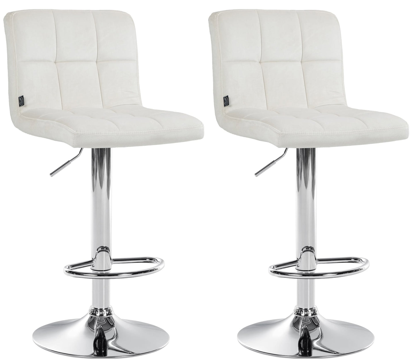 2er Set Barhocker Peru Samt - homemem39