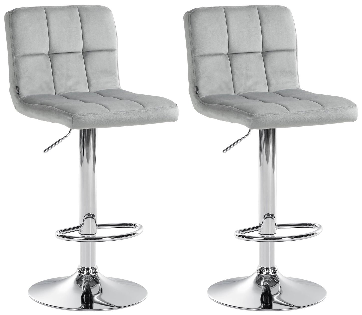 2er Set Barhocker Peru Samt - homemem39