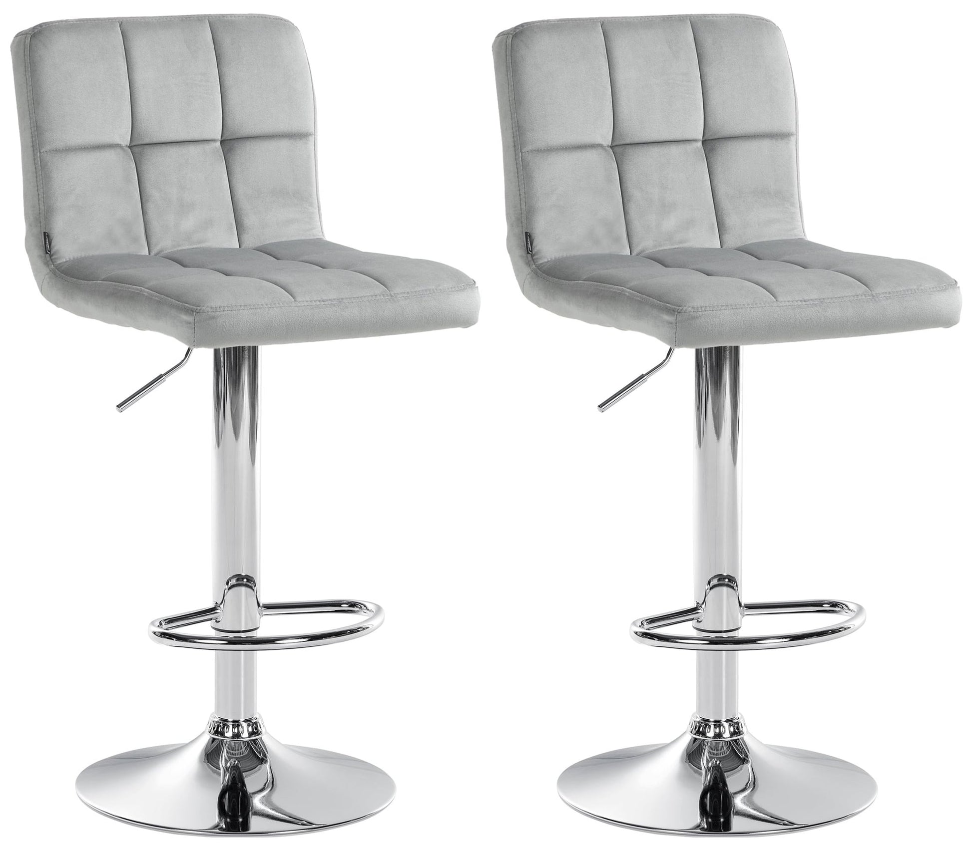 2er Set Barhocker Peru Samt - homemem39