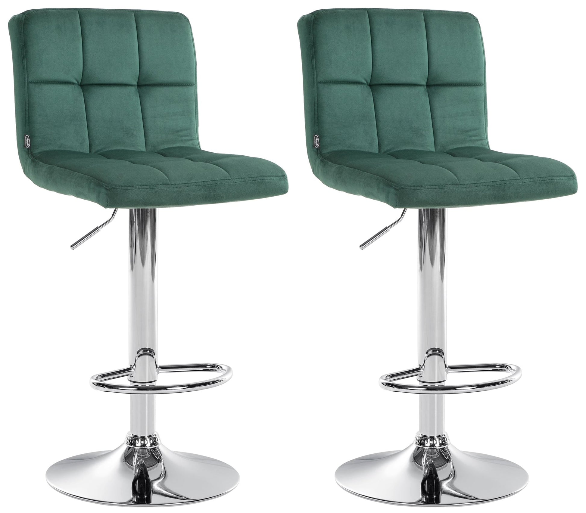 2er Set Barhocker Peru Samt - homemem39