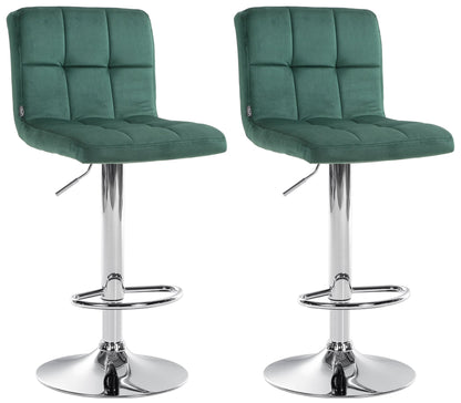 2er Set Barhocker Peru Samt - homemem39