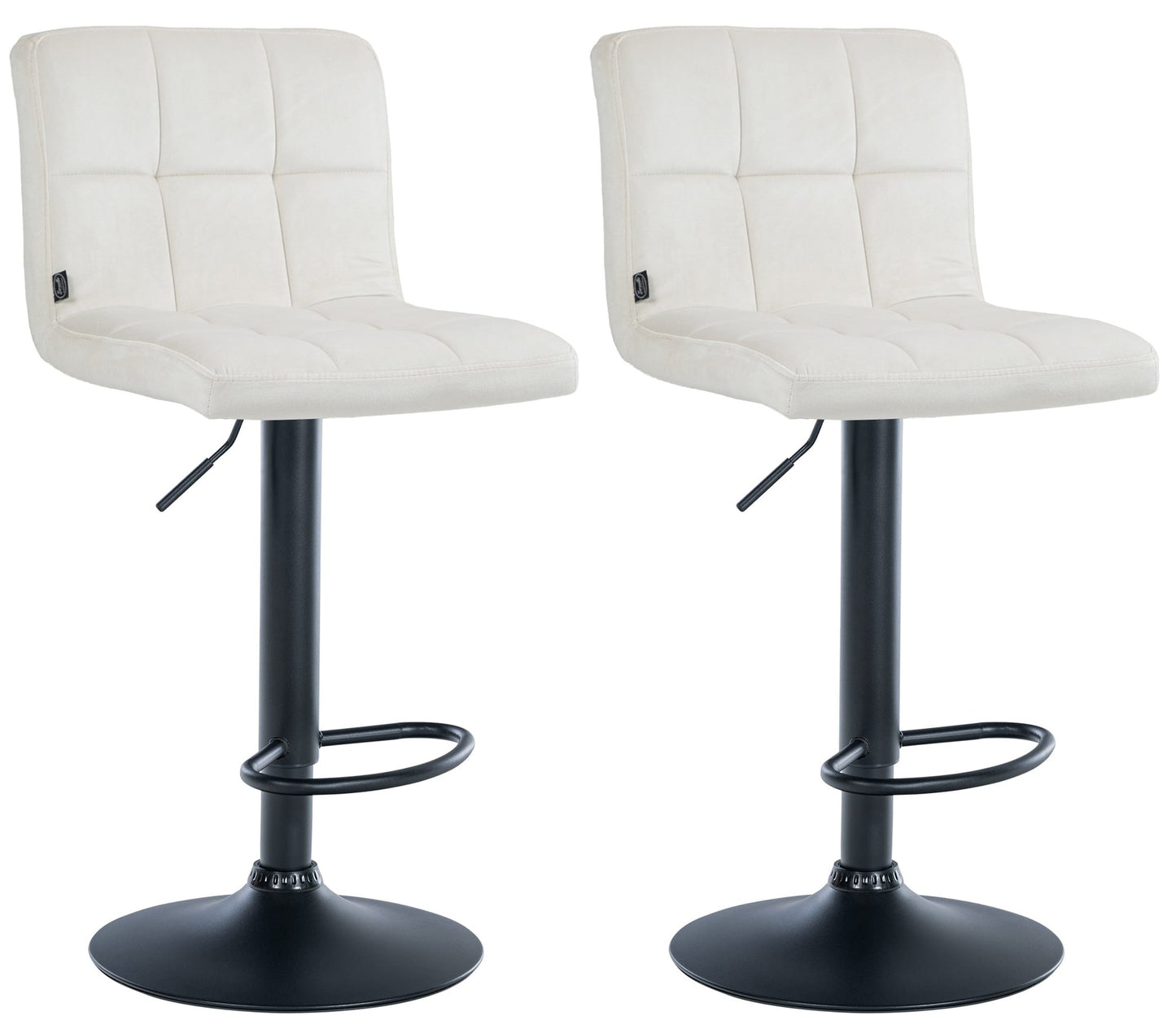 2er Set Barhocker Peru Samt - homemem39