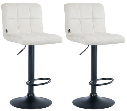 2er Set Barhocker Peru Samt - homemem39