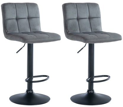 2er Set Barhocker Peru Samt - homemem39