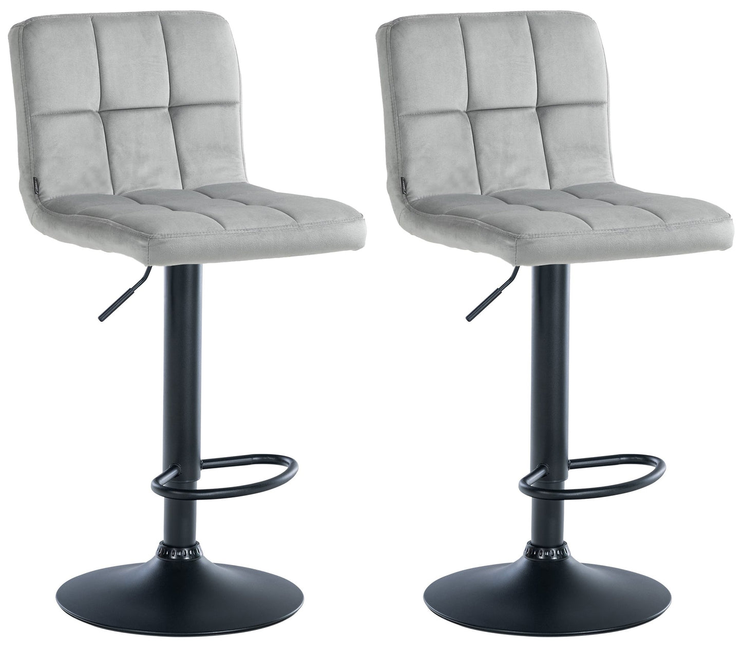 2er Set Barhocker Peru Samt - homemem39