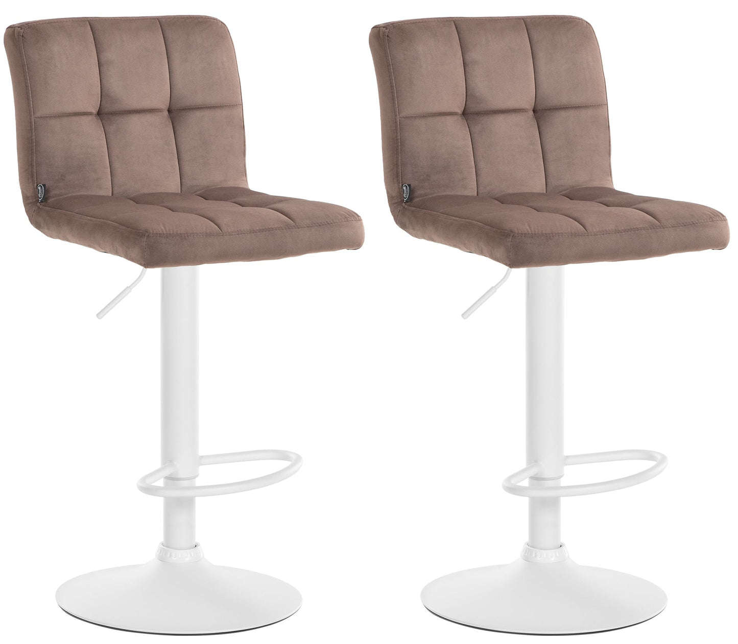 2er Set Barhocker Peru Samt - homemem39