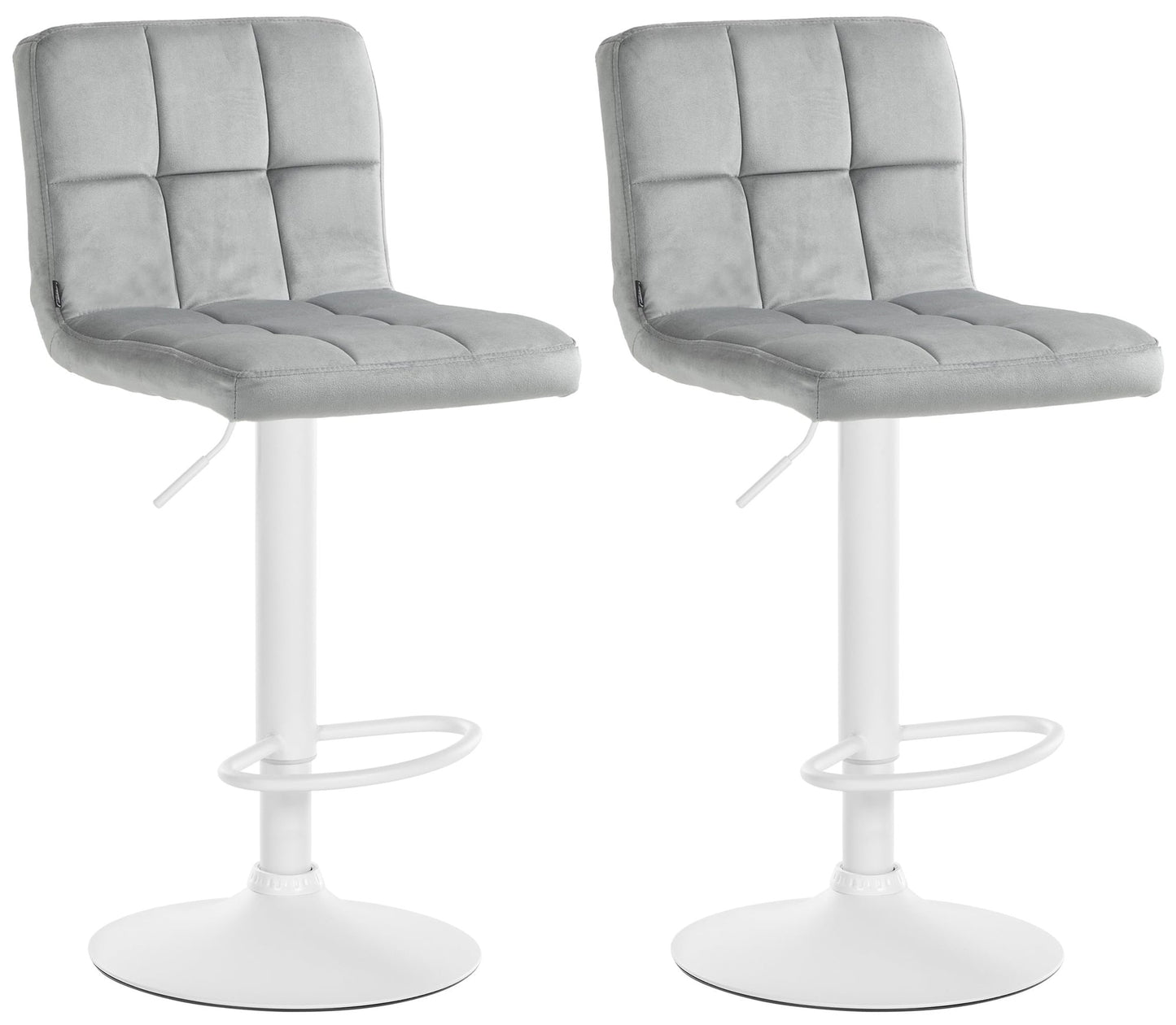 2er Set Barhocker Peru Samt - homemem39