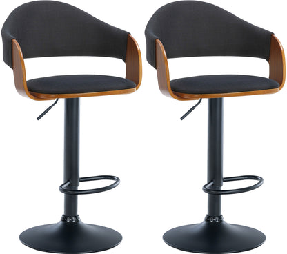 2er Set Barhocker Nilse Stoff - homemem39