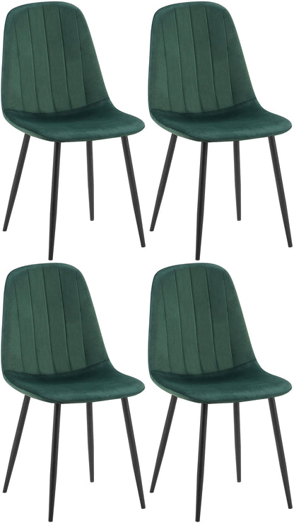 4er Set Esszimmerstuhl Baxter Samt | homemem39