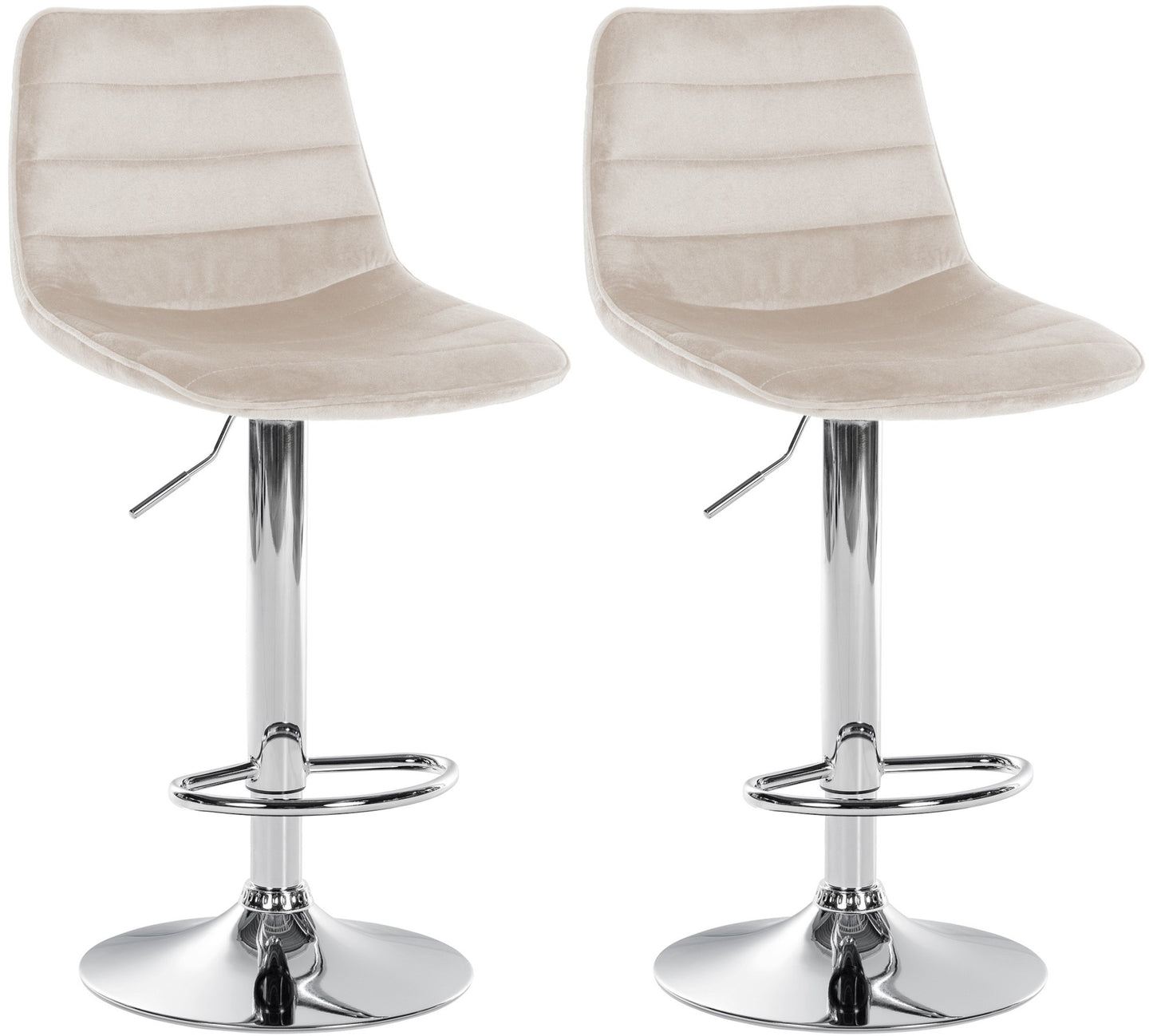 Barhocker Lex Samt 2er Set - homemem39