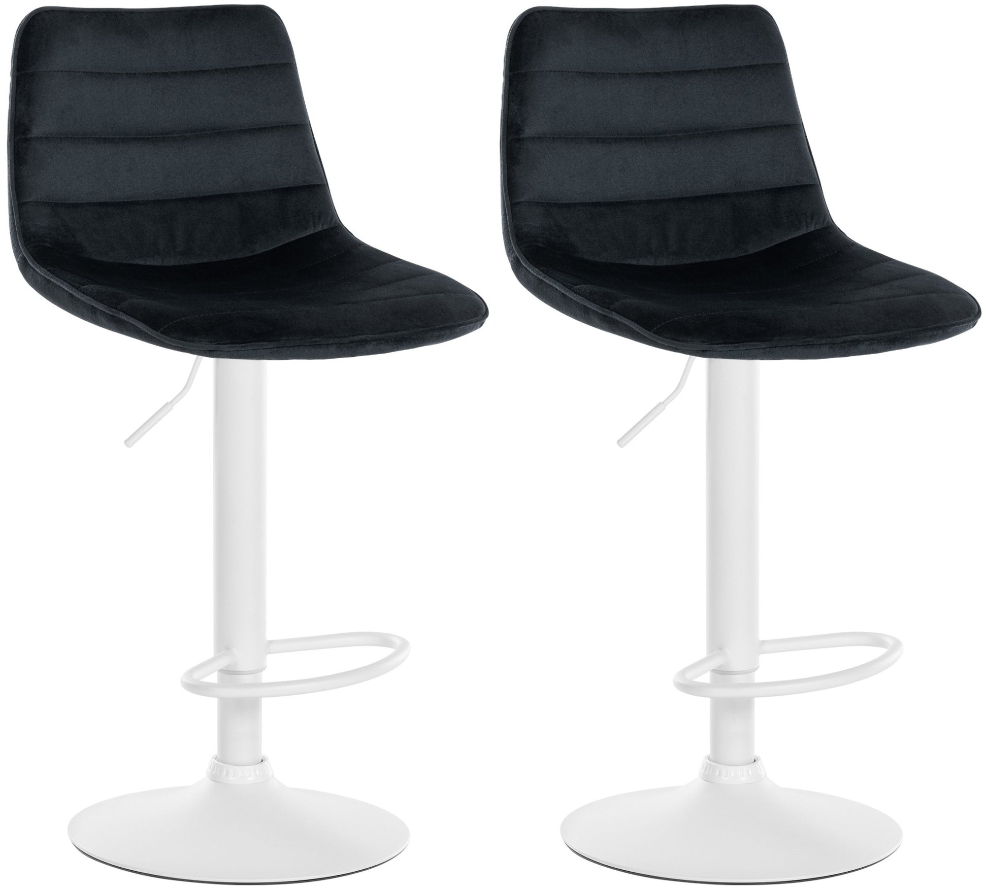 Barhocker Lex Samt 2er Set - homemem39