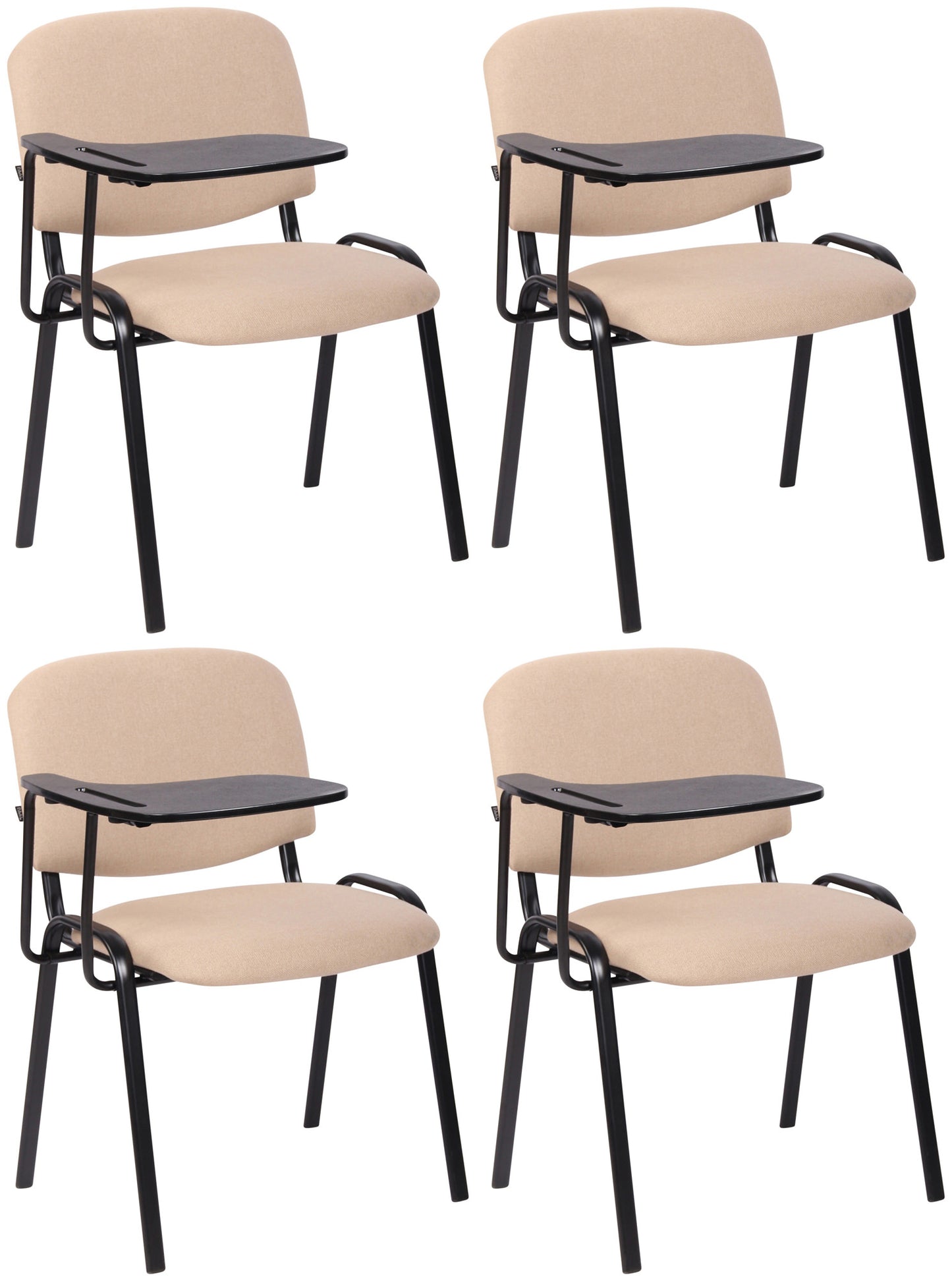 4er Set Stuhl Ken mit Klapptisch Stoff - homemem39