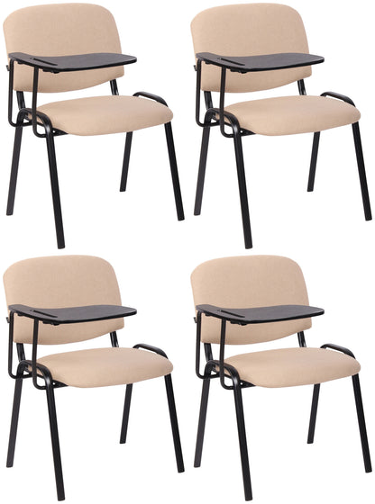 4er Set Stuhl Ken mit Klapptisch Stoff - homemem39