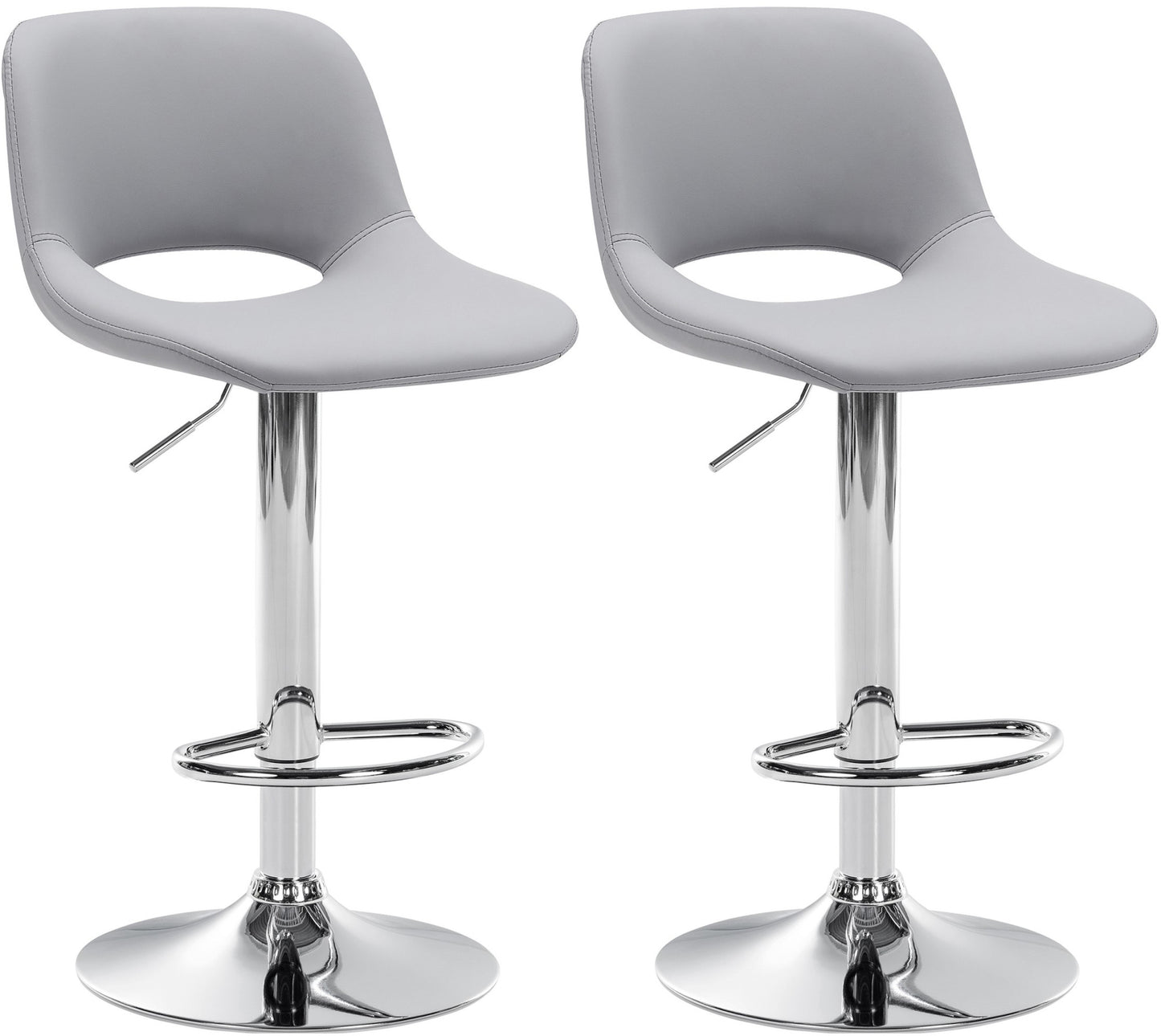 2er Set Barhocker Camden Kunstleder - homemem39