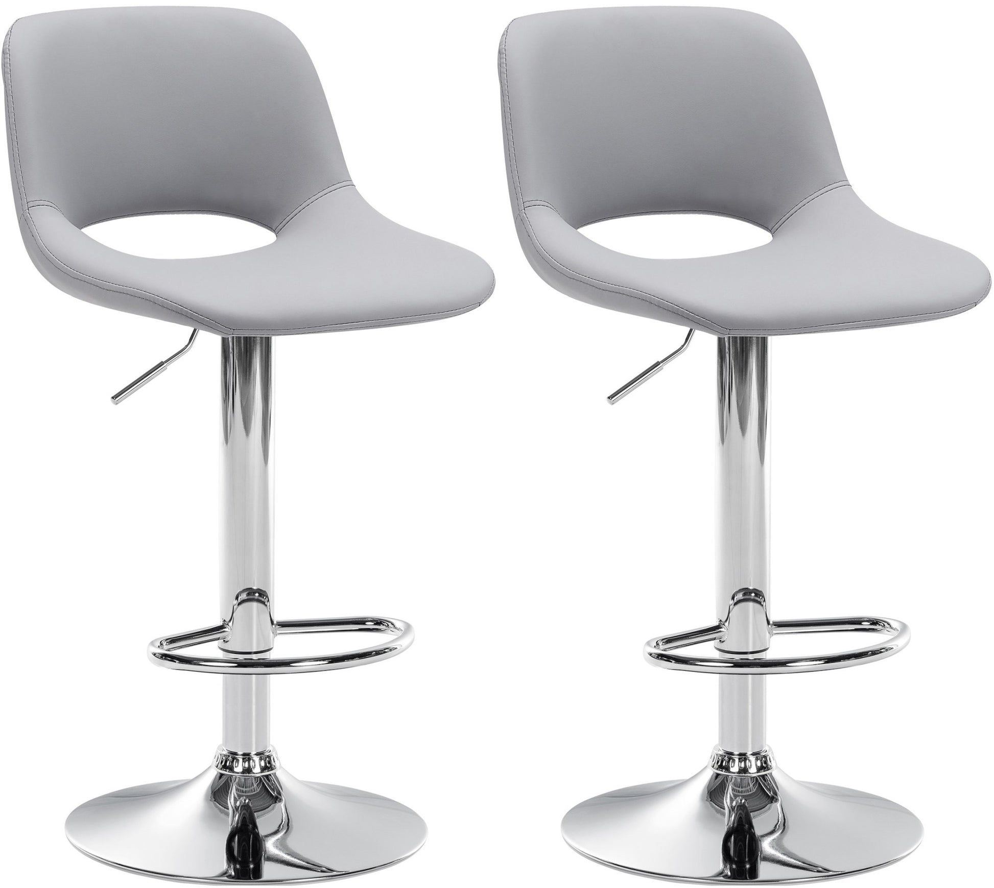 2er Set Barhocker Camden Kunstleder - homemem39