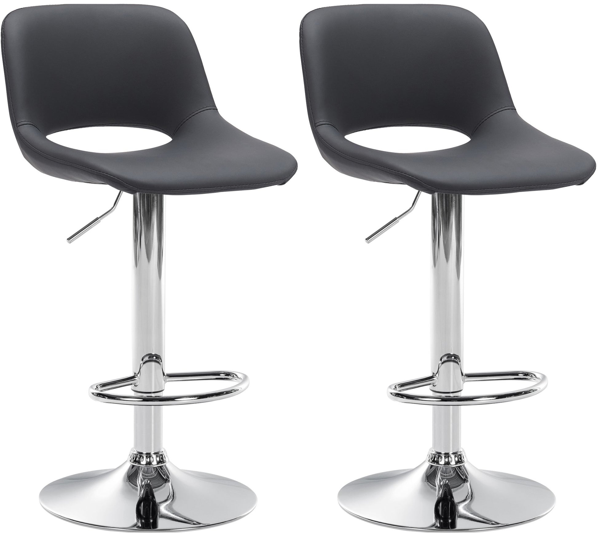 2er Set Barhocker Camden Kunstleder - homemem39