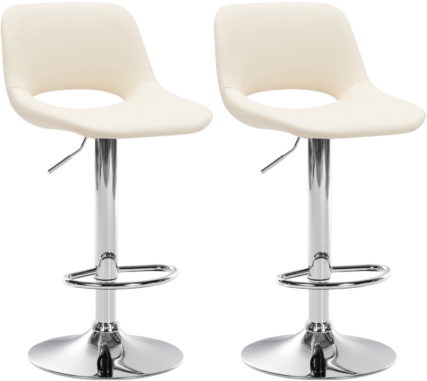 2er Set Barhocker Camden Kunstleder - homemem39