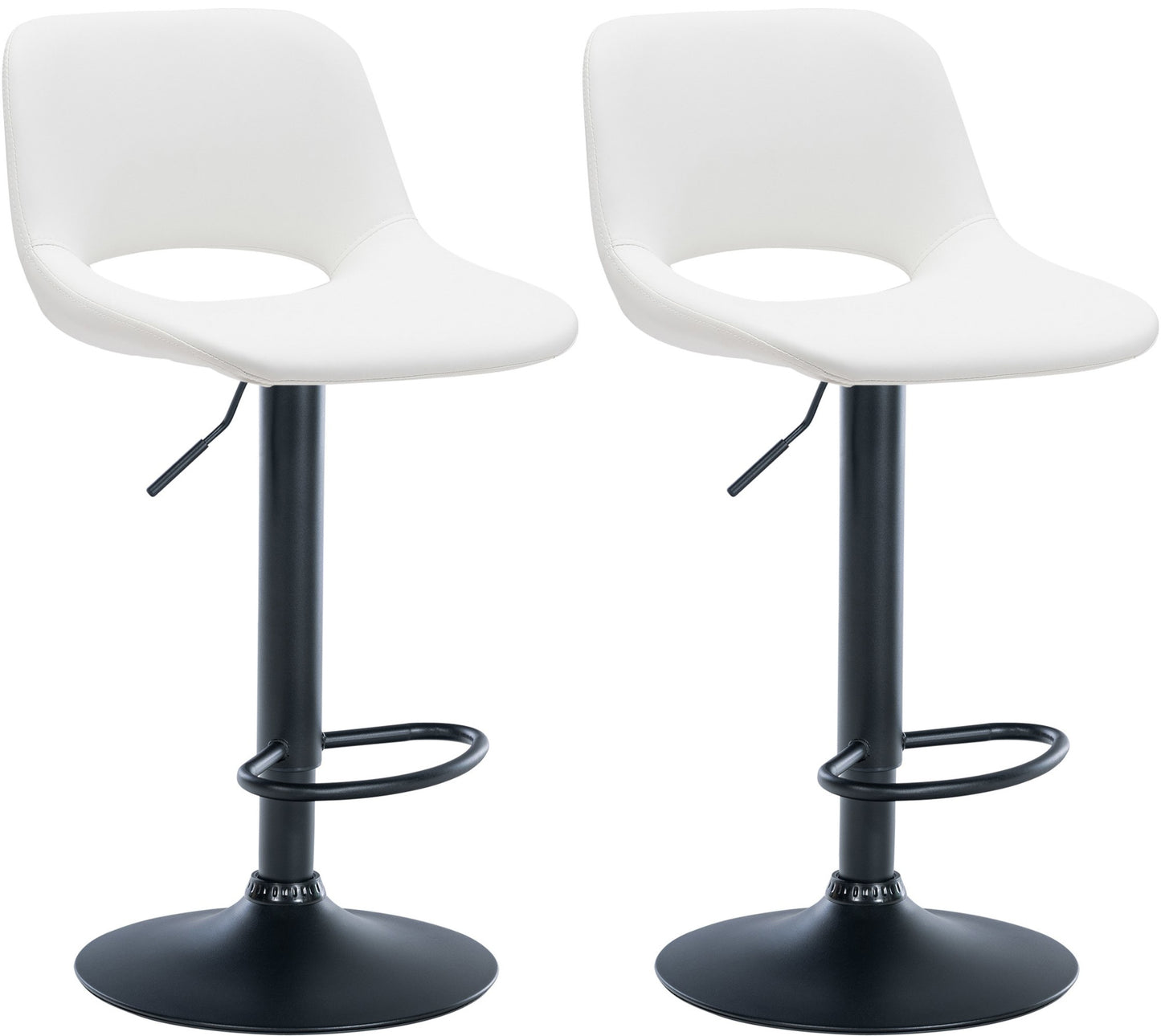 2er Set Barhocker Camden Kunstleder - homemem39