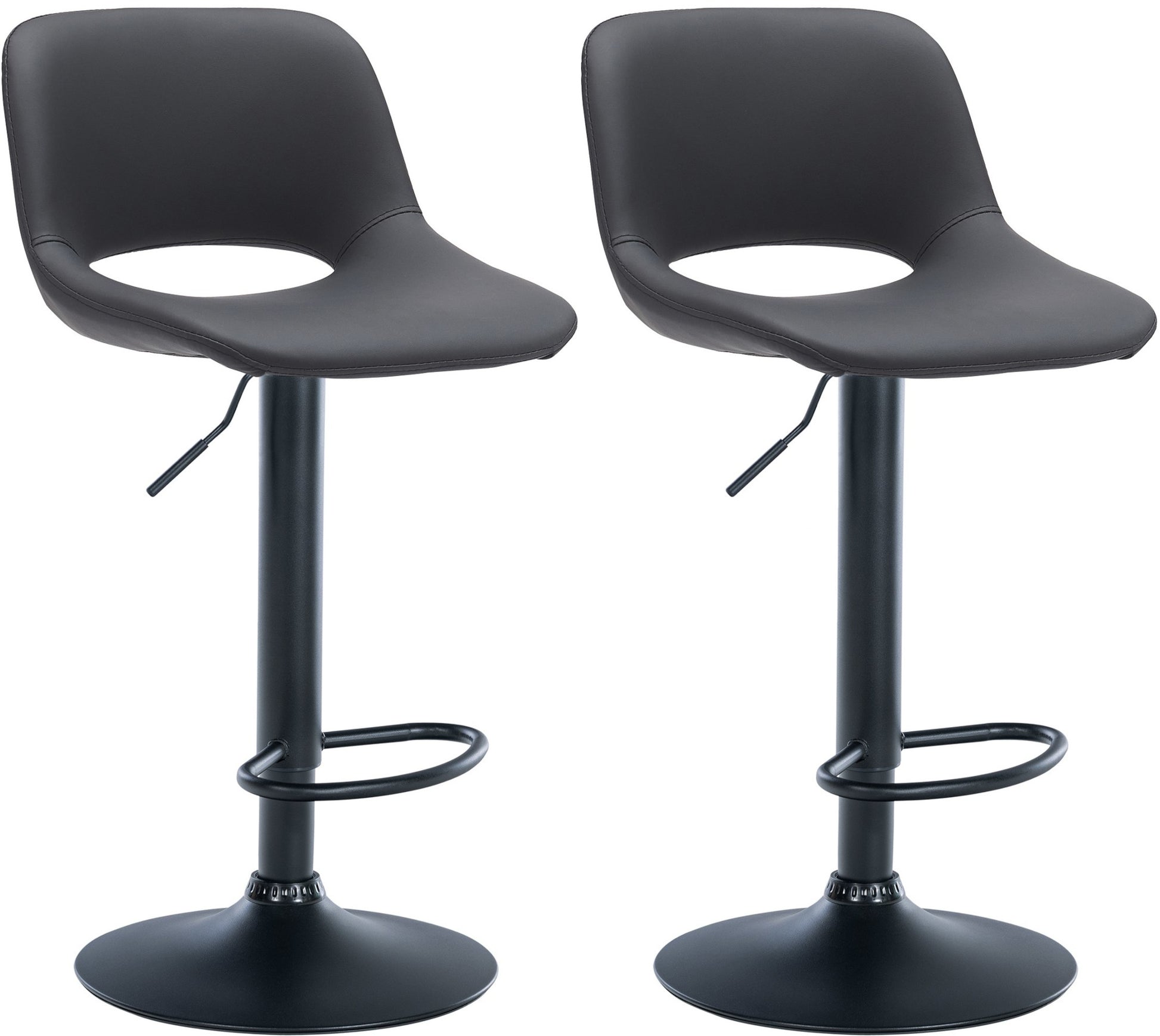 2er Set Barhocker Camden Kunstleder - homemem39