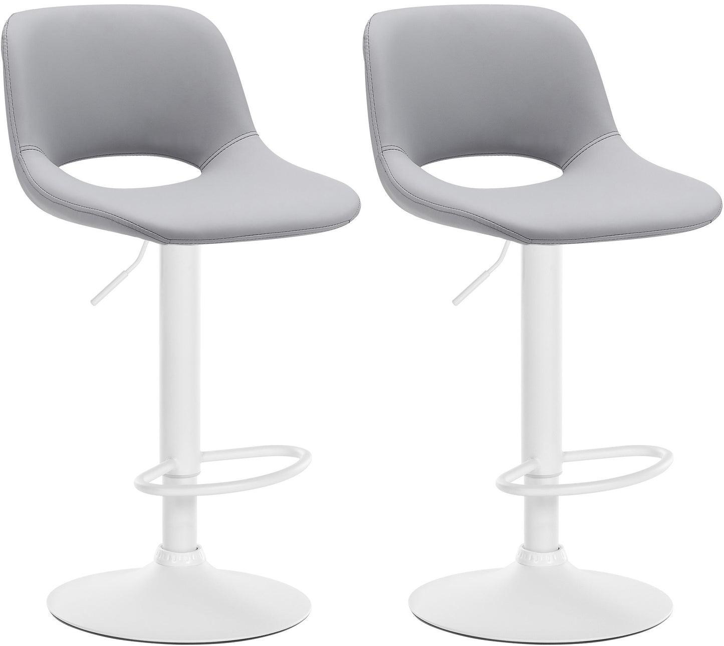 2er Set Barhocker Camden Kunstleder - homemem39