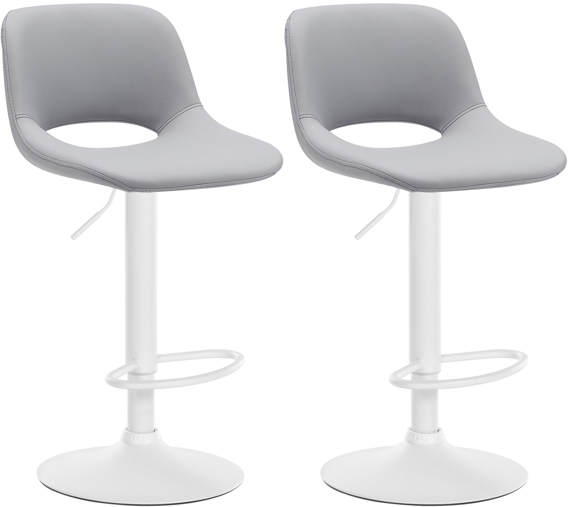 2er Set Barhocker Camden Kunstleder - homemem39