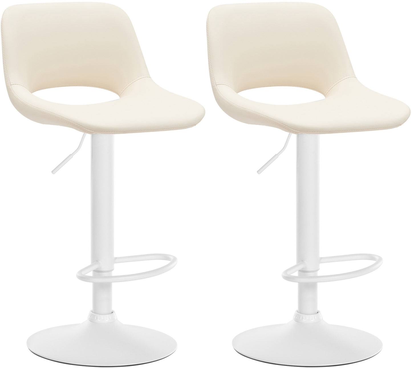 2er Set Barhocker Camden Kunstleder - homemem39