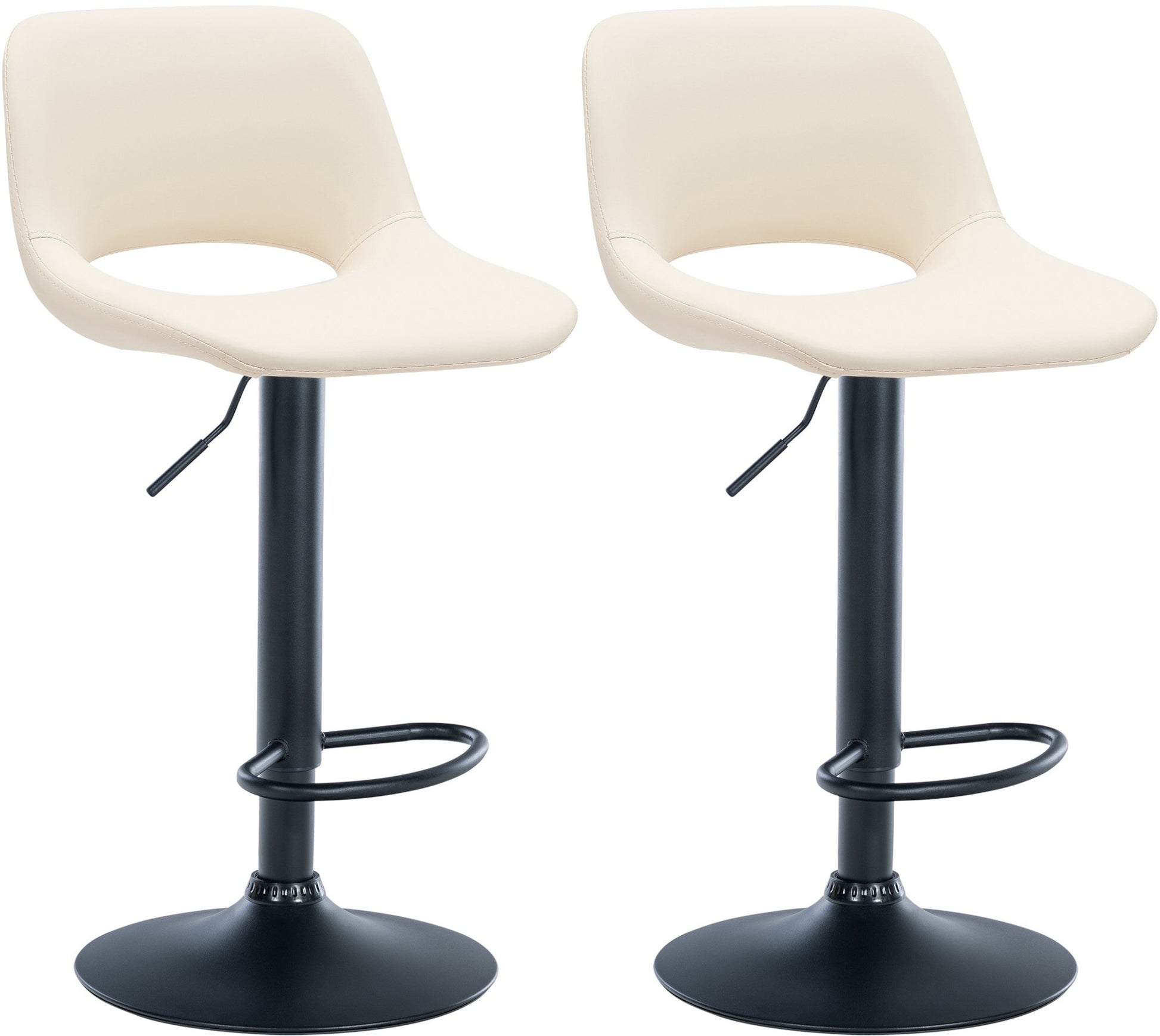 2er Set Barhocker Camden Kunstleder - homemem39