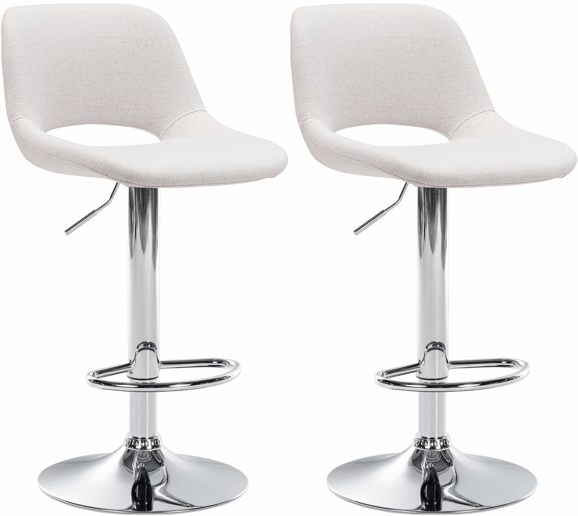 2er Set Barhocker Camden Stoff - homemem39