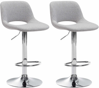 2er Set Barhocker Camden Stoff - homemem39