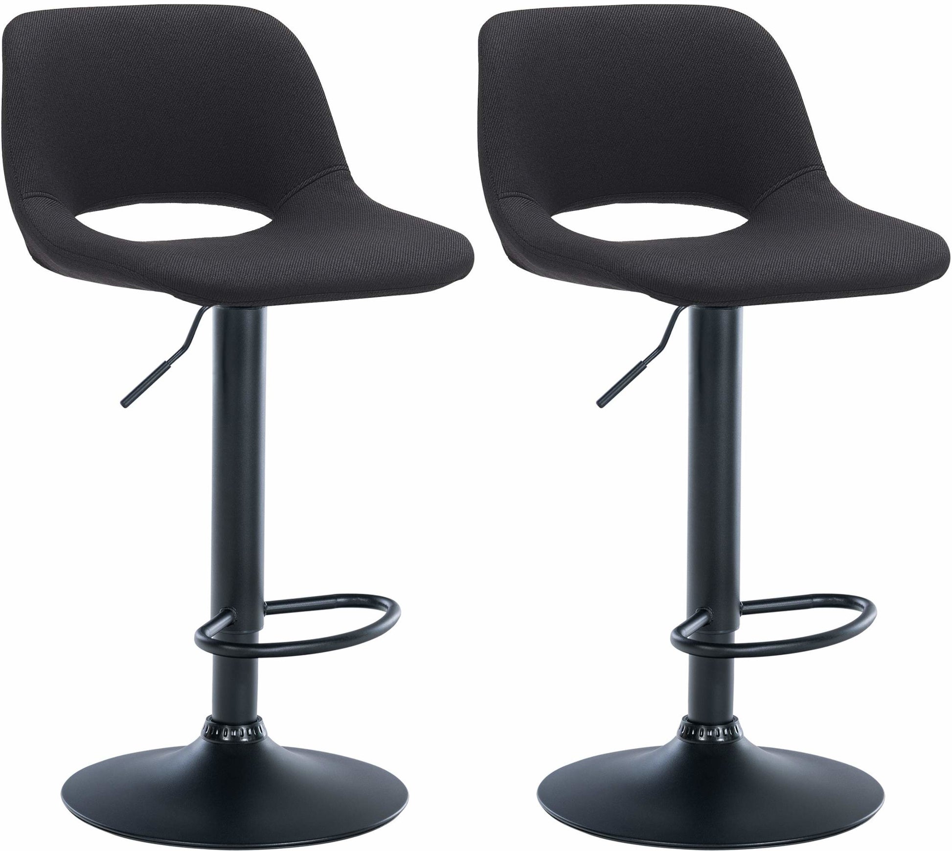 2er Set Barhocker Camden Stoff - homemem39