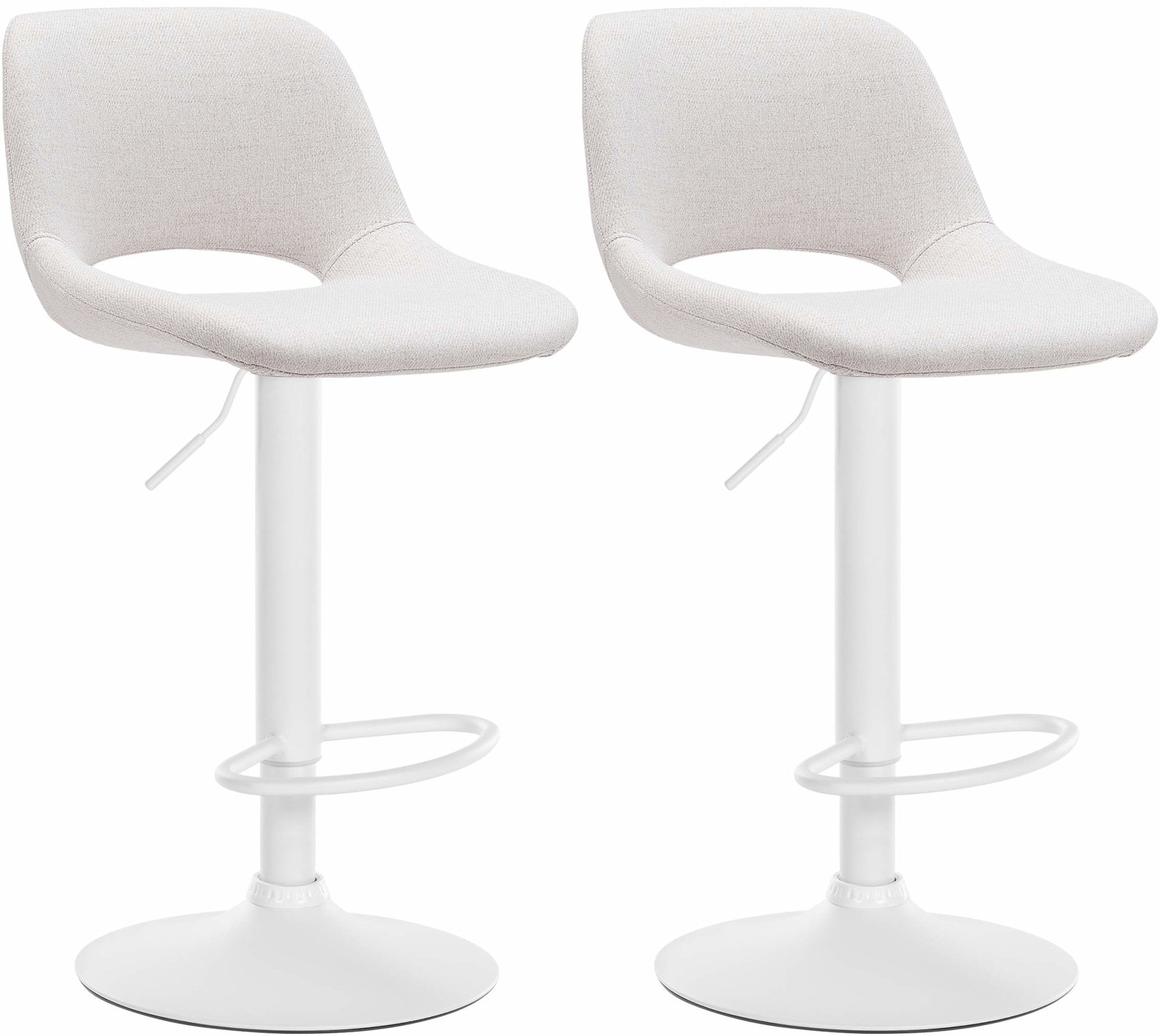 2er Set Barhocker Camden Stoff - homemem39