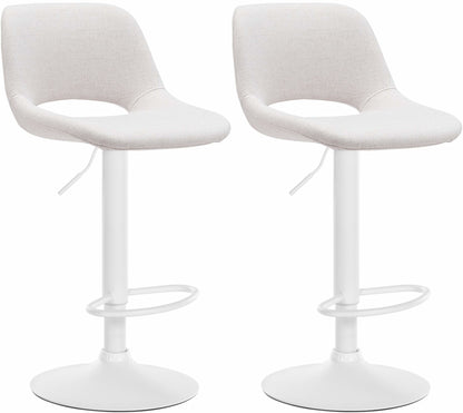 2er Set Barhocker Camden Stoff - homemem39