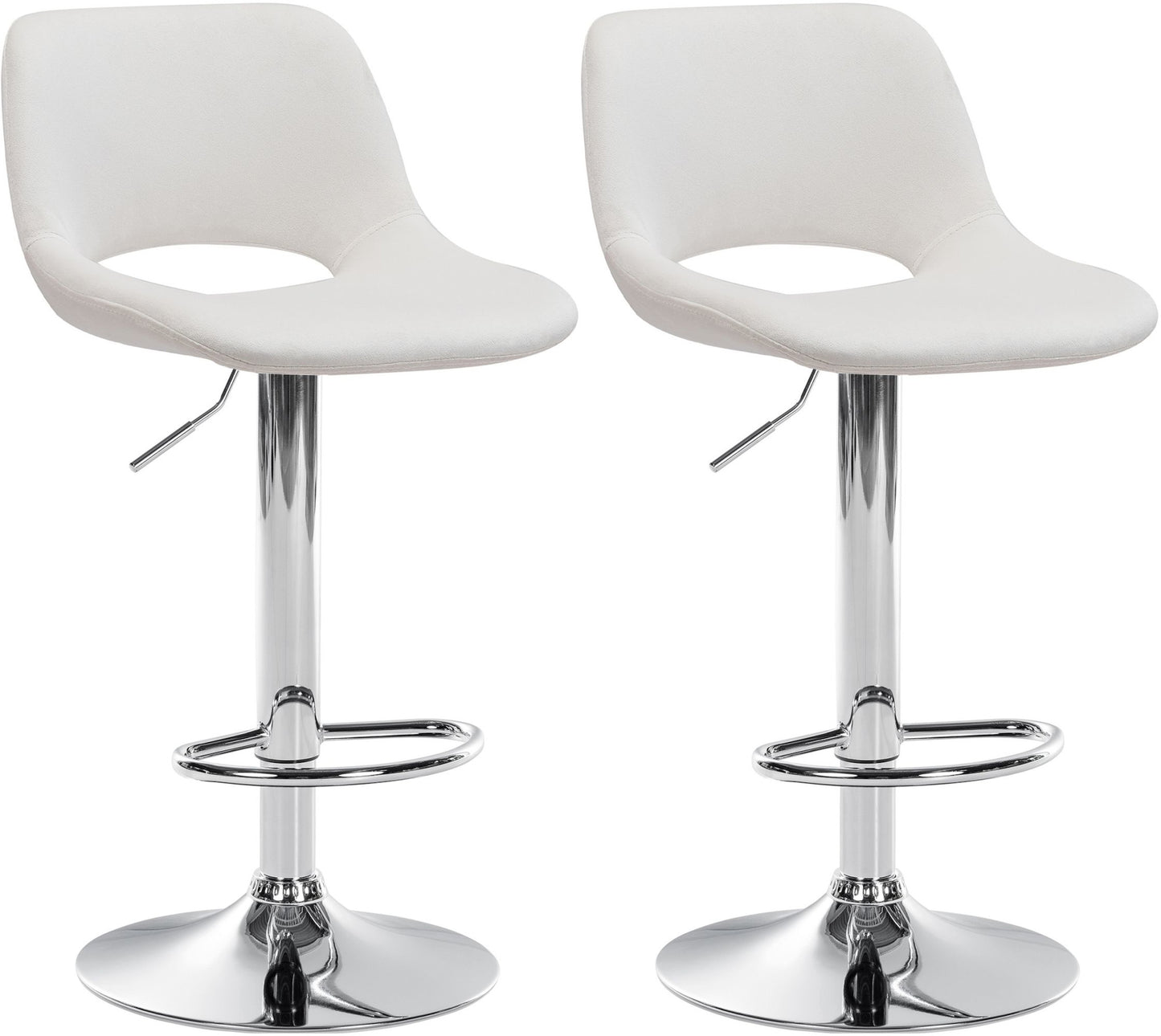 2er Set Barhocker Camden Samt - homemem39