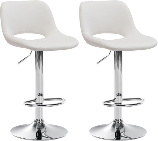 2er Set Barhocker Camden Samt - homemem39